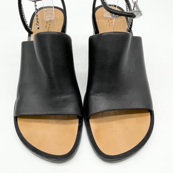 Rag & Bone Womens Nella‎ Size 39 Chain Ankle Strap Edgy Chic Urban Versatile - Picture 3 of 12